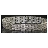 Elegant 1.00 ct Panthere Link Diamond Bracelet