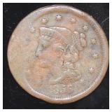 1856 Braided Hair Liberty Copper Large Cent