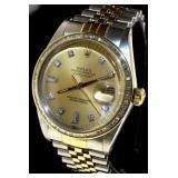 Gents Oyster Perpetual Datejust 36 w/Diamond