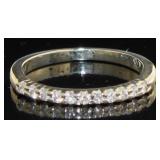 14kt Gold 1/4 ct Diamond Wedding Band