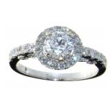 14k Gold 1.51 ct Round Brilliant Diamond Ring