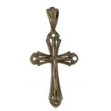 10kt Gold Large Cross Pendant