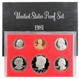 1981 US Mint Proof Set