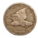 1857 Flying Eagle Copper Cent *1st Year