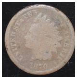 1870 Indian Head Copper Cent *KEY