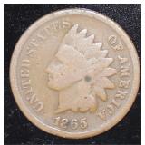 1865 Indian Head Copper Cent *Better Date