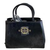 IMAN Leather Black Purse w