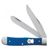 2021 Case XX Blue G-10 Handle Large Trapper Knife