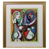 Girl In Front Of Mirror Giclee Pablo Picasso