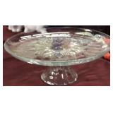 Estate Glass Cake Stand