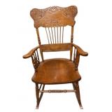 Estate Antique Oak Rocker