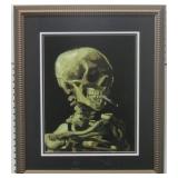 Skeleton Smoking Cig Giclee Vincent Van Gogh