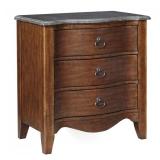 Ashley b708 Balinder Marble Top Nightstand