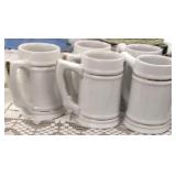 (5) PCS Estate German Beer Mugs