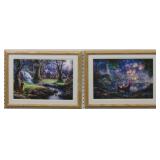 Tangled/ Snow White Giclee By Thomas Kinkade