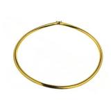 14kt Gold Aurann Designer Omega Necklace *NICE