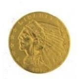 1912 Indian Head $2.50 Gold Piece