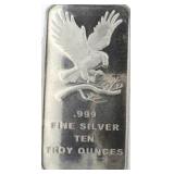 SilverTowne .999 Pure Silver 10 Ounce Bar