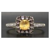 10kt Gold Citirine Dinner Ring