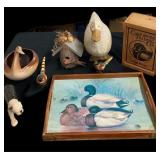 Serving Tray & Ducks & Birds