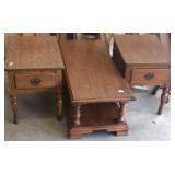 Estate Coffee Table And Two End Tables
