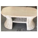 Estate Wicker Cocktail Table
