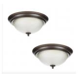 13" Flushmount Twin Pack Lights