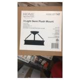 Home Decorators 3 Light Semi Flush Mount