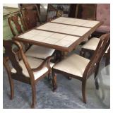 (7) PCS Estate Table And Six Chairs