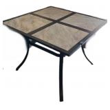 Slate Top Patio Table (Bent Metal) See Photo