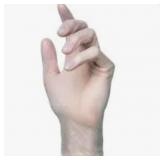 (3) Boxes 100 Ct Each Clear Vinyl Disposable