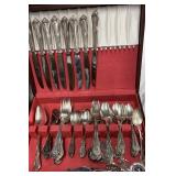 (2) Estate Silverware Boxes