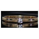 10kt Gold Antique Style Diamond Engagement Ring
