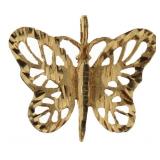 10kt Gold Large Butterfly Pendant