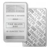 10 Ounce - NTR .999 Fine Silver Bar