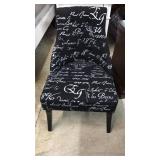 Designer Script Chair