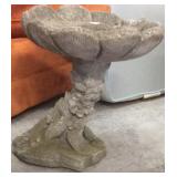 Estate Concrete Bird Bath