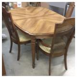 (4) PCS Estate Kitchen Table And 3 Chairs