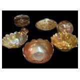 (6) Pc Marigold Carnival Glass