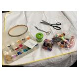 Embroidery Fabric, Wiss Scissors & Sewing Stuff