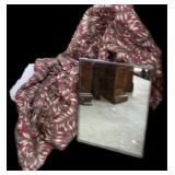 Full Preowned Comforter & Mirror