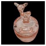 Pink Deer Candy Dish