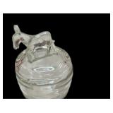 Clear Donkey Candy Dish