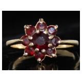 14kt Gold 2.00 ct Natural Garnet Ring