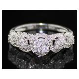 10kt Gold Brilliant 1/2 ct Diamond Designer Ring