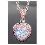 Trillion 2.00 ct White Topaz Designer Pendant