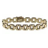 14kt Gold 7.5" Watch Link Bracelet *HEAVY