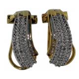 Beautiful Baguette Diamond Earrings