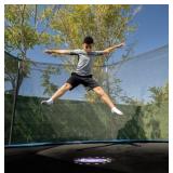 14ft Bounce Pro Trampoline w/ Flashlight Zone