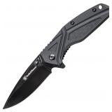 SMITH & WESSON LINERLOCK BLACK KNIFE SW1084309